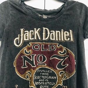 Lucky Brand Jack Daniel Whisky "Old No. 7" Tee, S